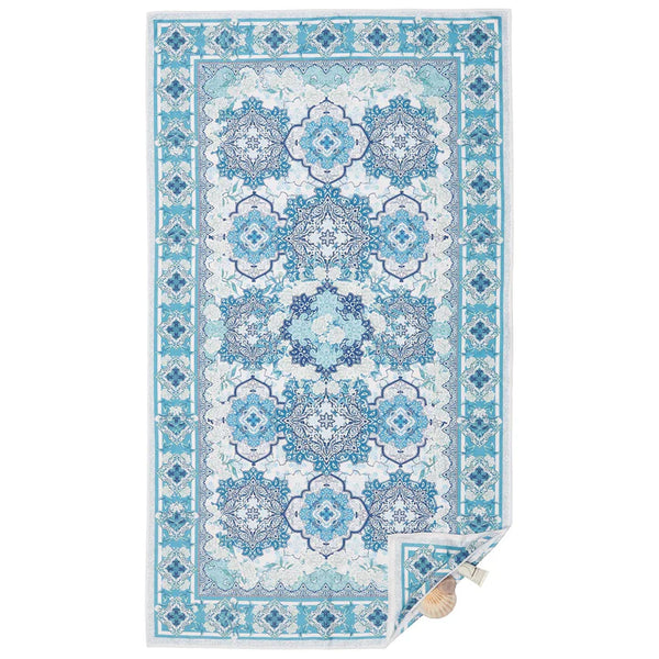 Somerside sand free beach towel - Moroccan Vintage premium waffle