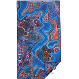 Somerside sand free beach towel - Bunjil Over Wurundjeri