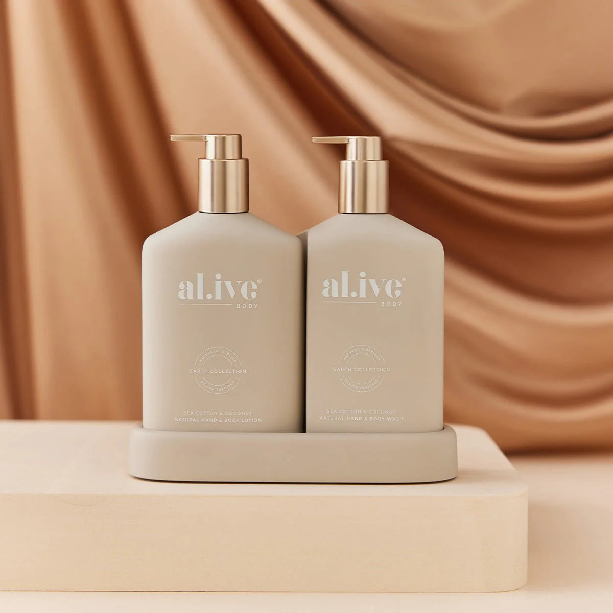 Al.ive hand and body wash duo Metallic Edition