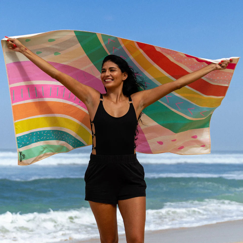 SomerSide Pastel Rainbow Towel