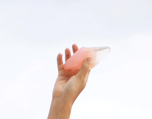 Summer Salt Body Rose Quartz Crystal Soap
