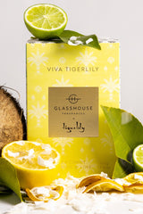 Tigerlily X Glasshouse Viva Candle - Coconut, Lemon & Lime